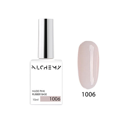 Nude Pink Rubber Base 1006, 15ml (medium - hard)