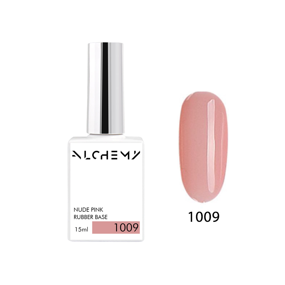 Nude Pink Rubber Base 1009, 15ml (medium – hard)