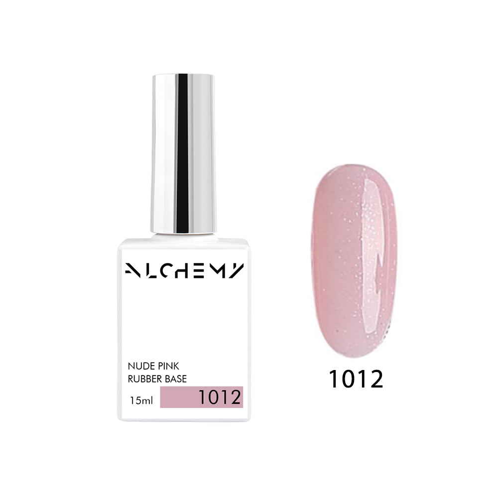 Nude Pink Perl Rubber Base 1012, 15ml (medium – hard)