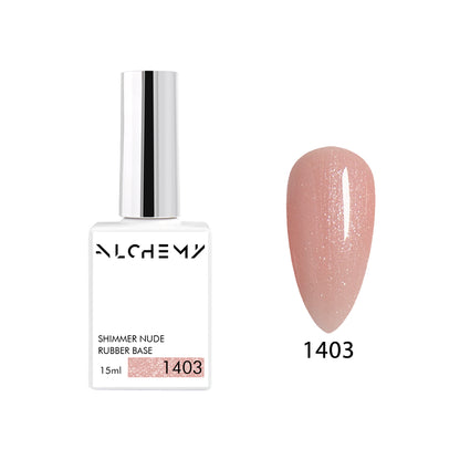 Shimmer Nude Rubber Base 1403 (hard), 15ml