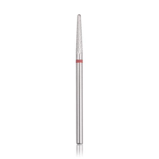 HBC-194RD.023 Tungsten carbide bur "cone" red, L-14,0mm, Ø2,3mm