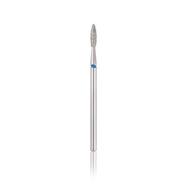 Diamond bur ''flame'' small blue L-4mm 2.1mm