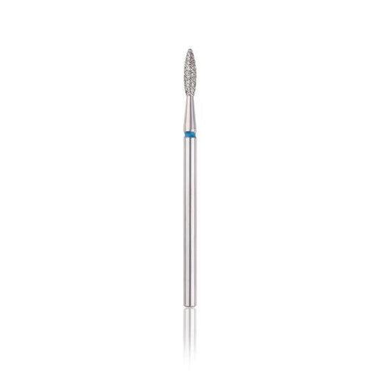 Diamond bur ''flame'' small blue L-4mm 2.1mm