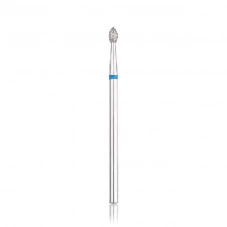 Diamond bur ''drop'' small blue L-10mm 2.3mm