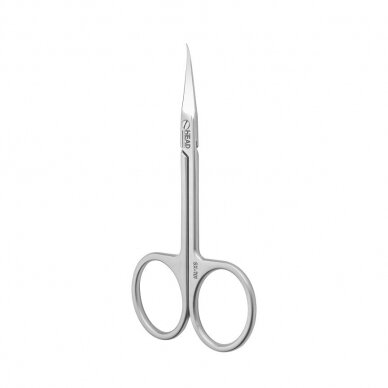 Professional cuticle scissors X-line 1, L-96mm, hooked blades 21mm